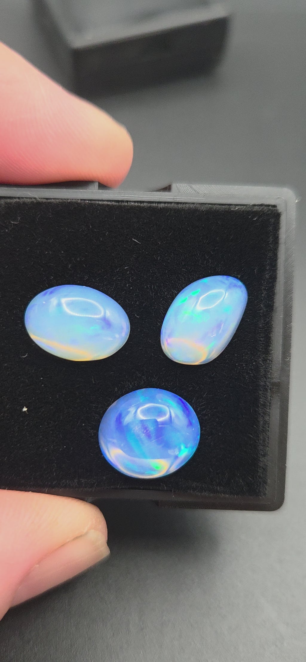 Welo Opal Cabochons 3 Piece Set 8.45 Total Carat Weight