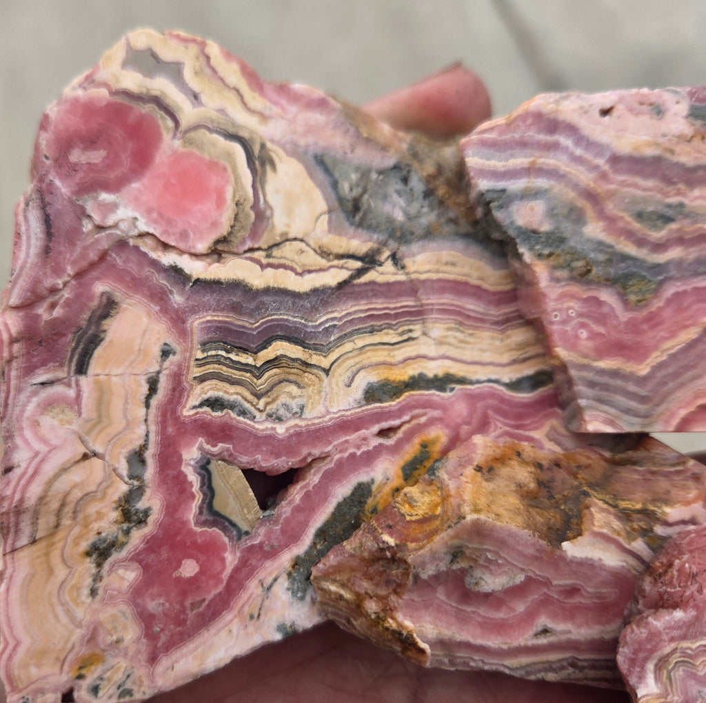 Alternate view of Argentine Rhodochrosite (Sold by the Gram)