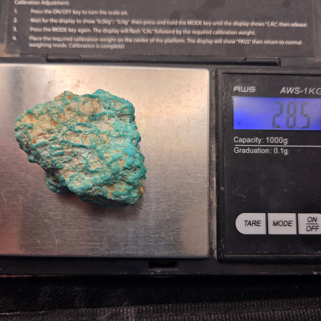 Natural Fox Turquoise parcel, additional view
