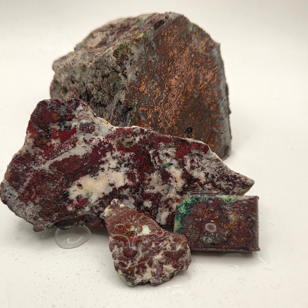 Close-up of Campbellite Lapidary Rough