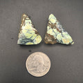 Angel Wing Variscite Pair, 14.82 grams — natural mineral specimen