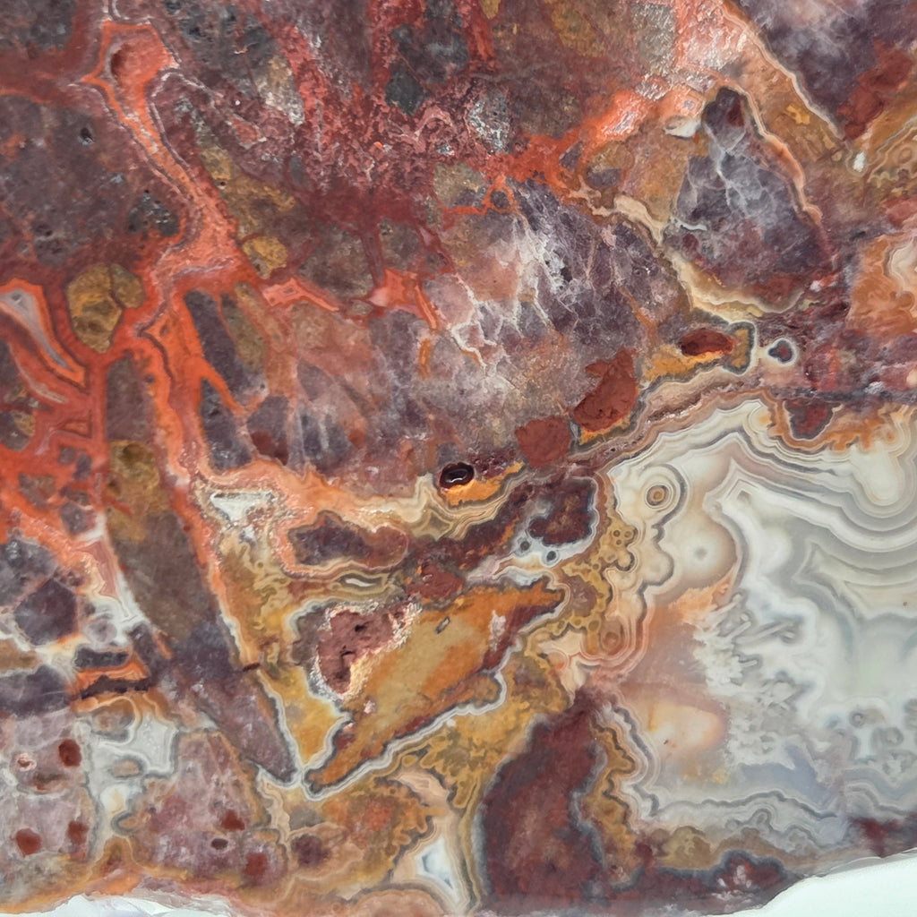 Alternate view of Laguna Lace Agate Slab from Mexico