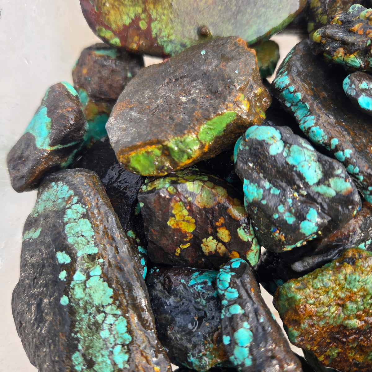 Stabilized Hubei Turquoise (Sold by the Gram)