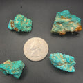 Natural Fox Turquoise 4 Piece Parcel, 22.73 grams — natural mineral specimen