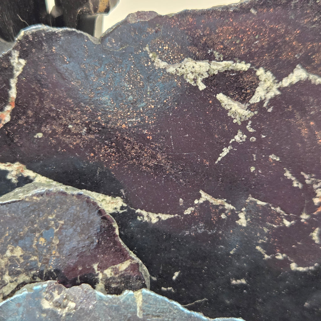 Alternate view of Covellite from Leonard Mine, Butte, Montana