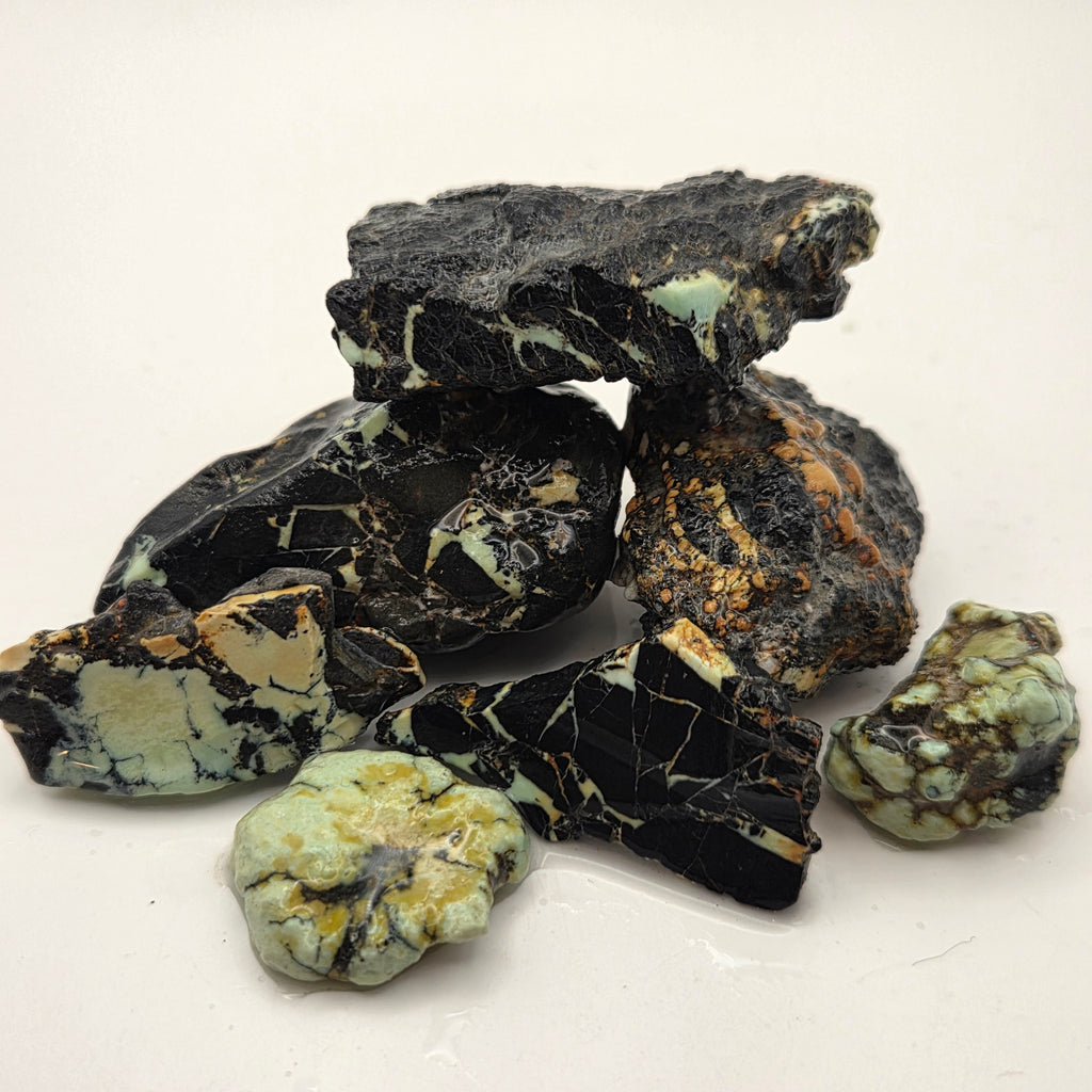 Prince Variscite (Sold by the Gram) — lapidary rough