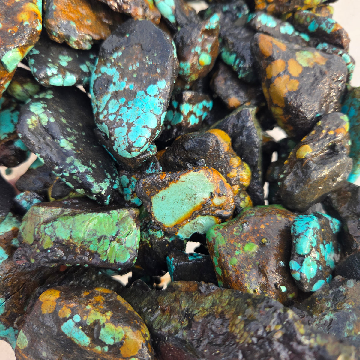 Stabilized Hubei Turquoise (Sold by the Gram)