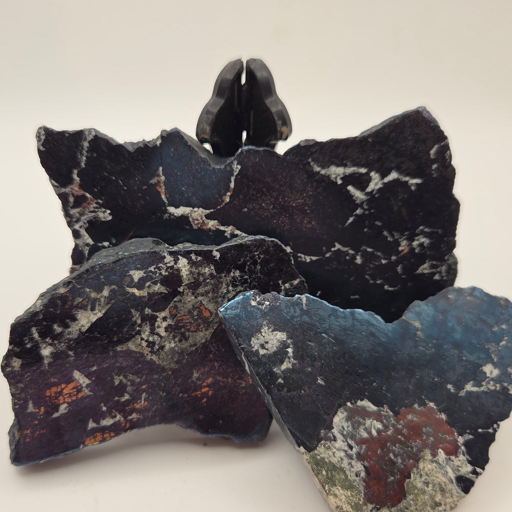 Covellite from Leonard Mine, Butte, Montana (Sold by the Gram) Lapidary Rough — lapidary rough