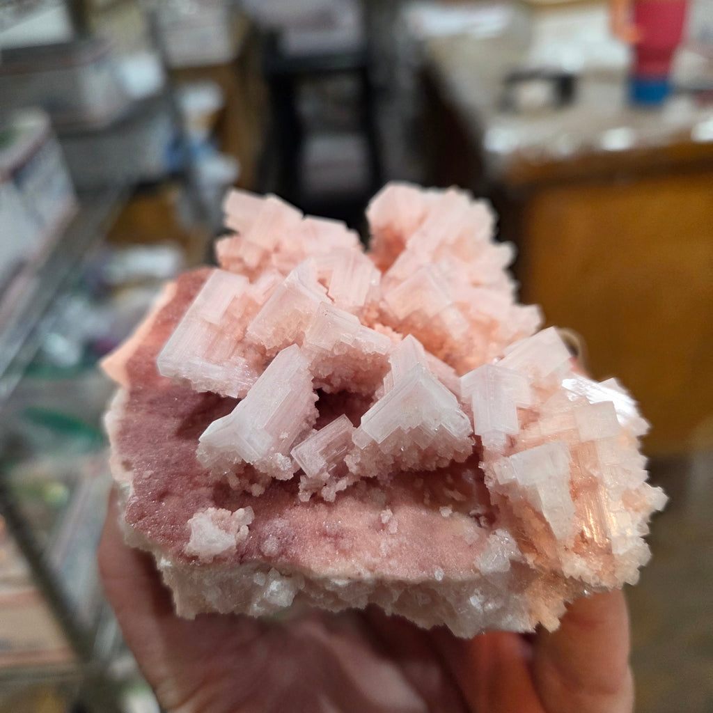 California Pink Halite Collector Specimen — natural mineral specimen