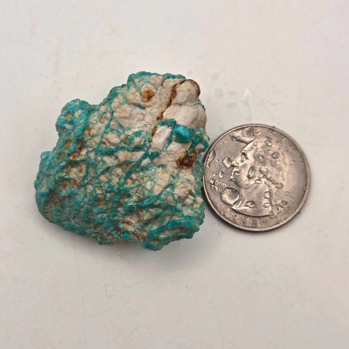 Natural Fox Turquoise (Individual Parcel) 28.5 grams — natural mineral specimen