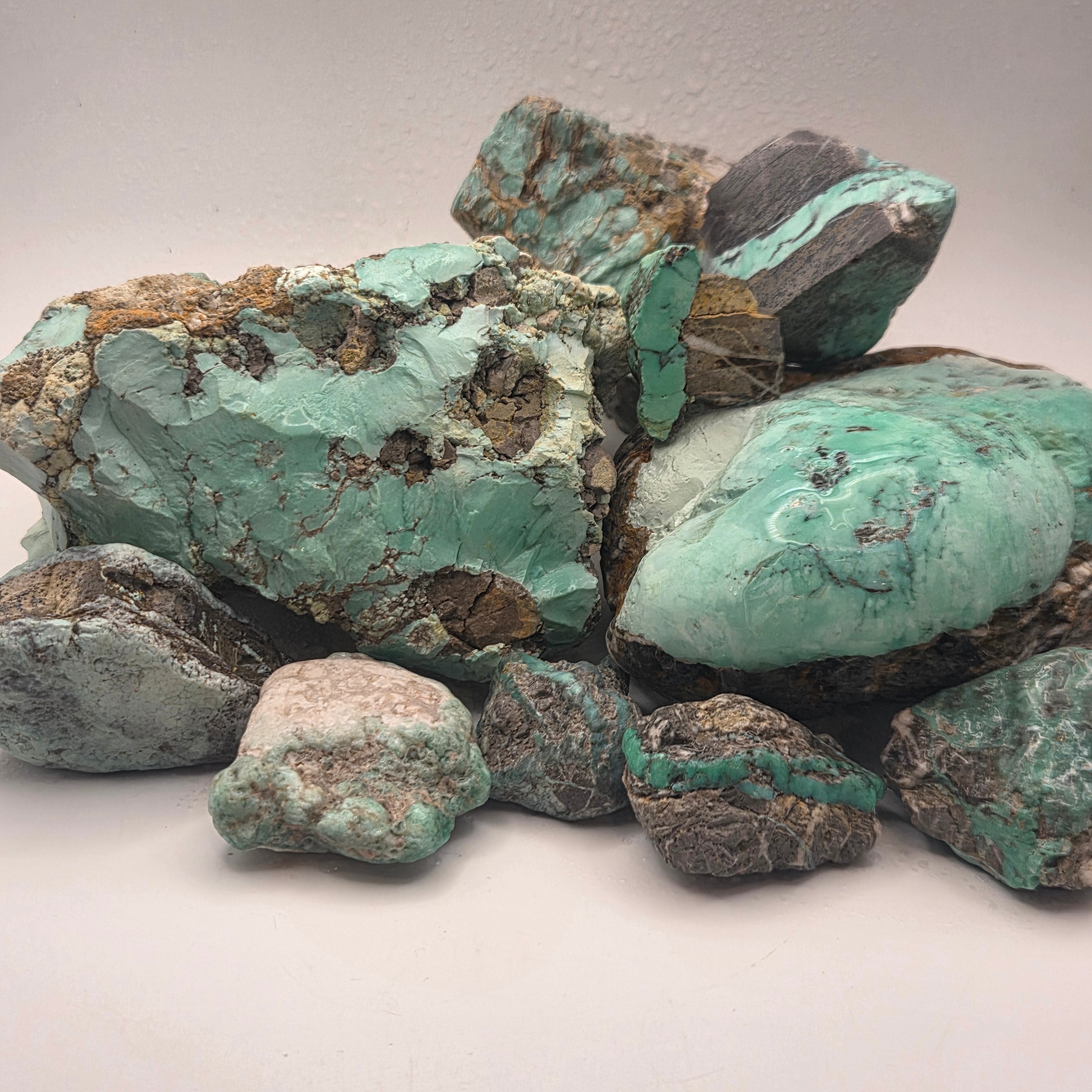 Broken Arrow Variscite Pseudomorph Clams (Sold by the Pound)