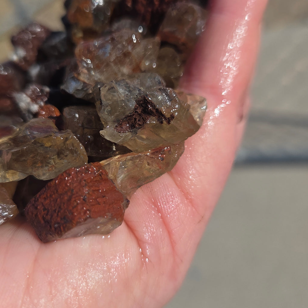 Alternate view of Mine Run Oregon Sunstones