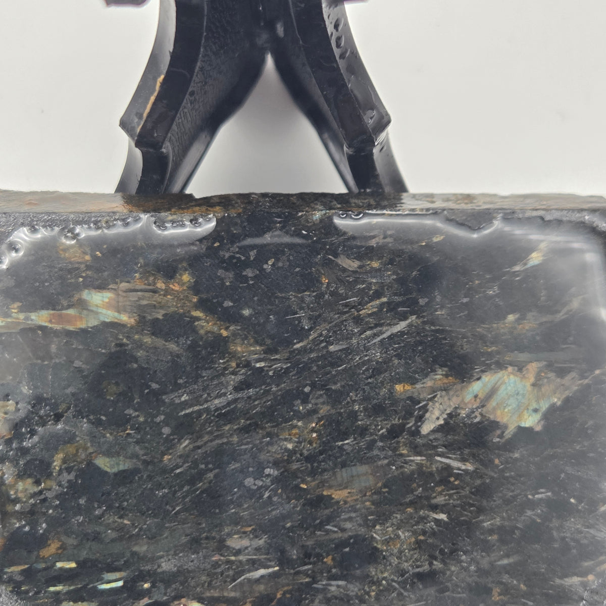 Nuummite Slabs (Sold by the Gram) — polished slab