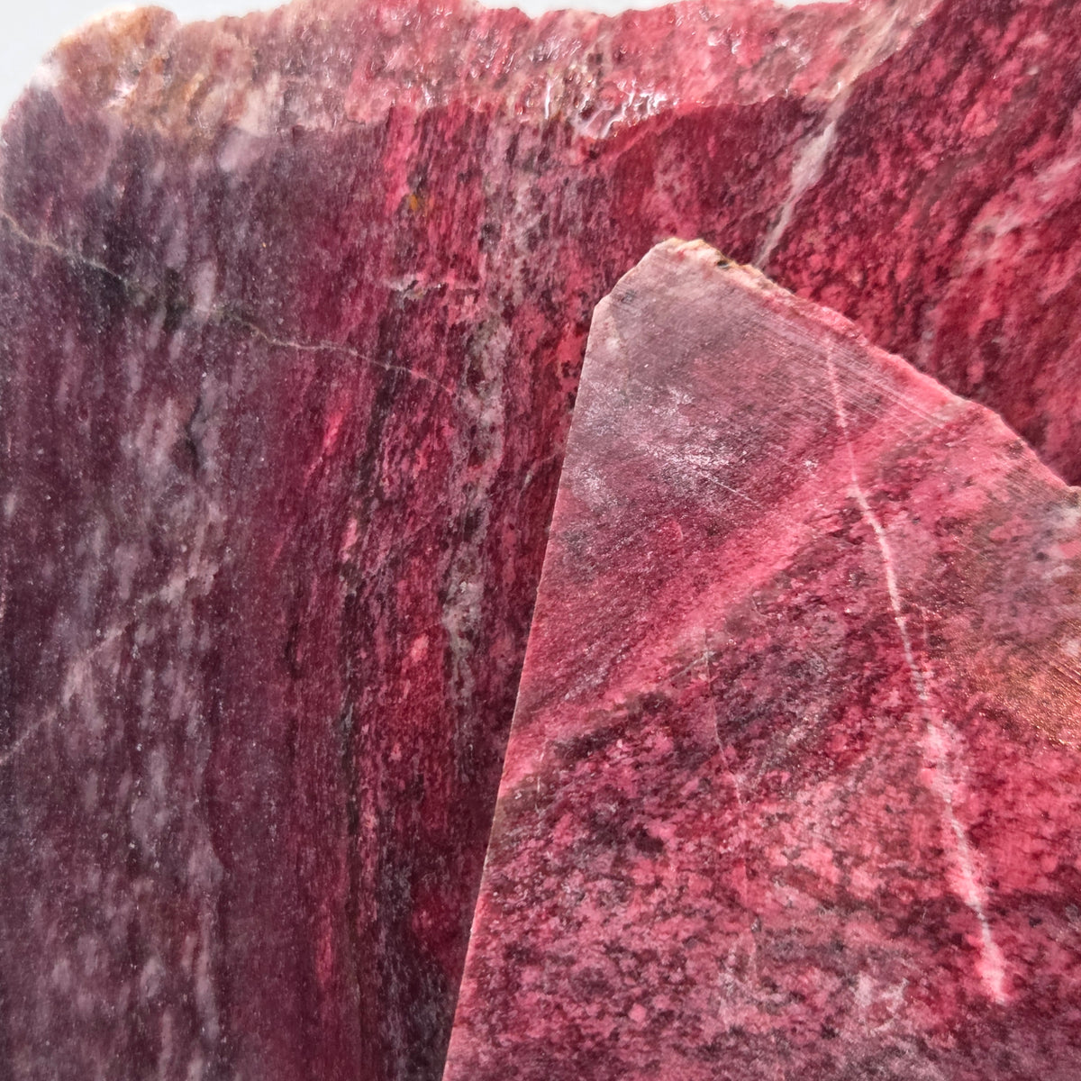 Thulite Slabs (Sold by the Gram) — polished slab