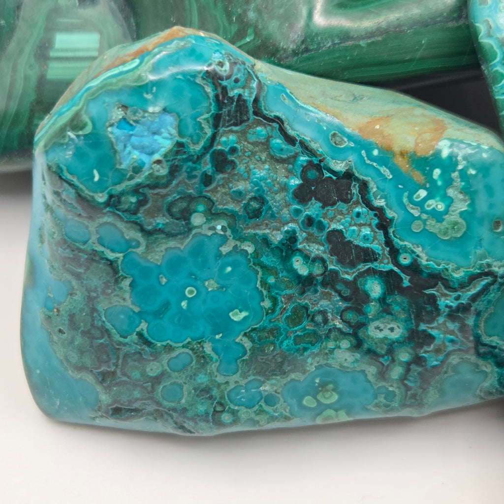 Alternate view of Congolese Malachite Polished Pieces