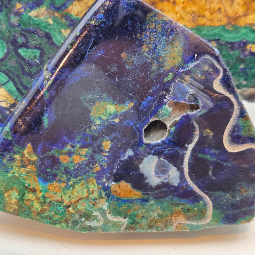 Alternate view of Peruvian Azurite and Malachite Slabs