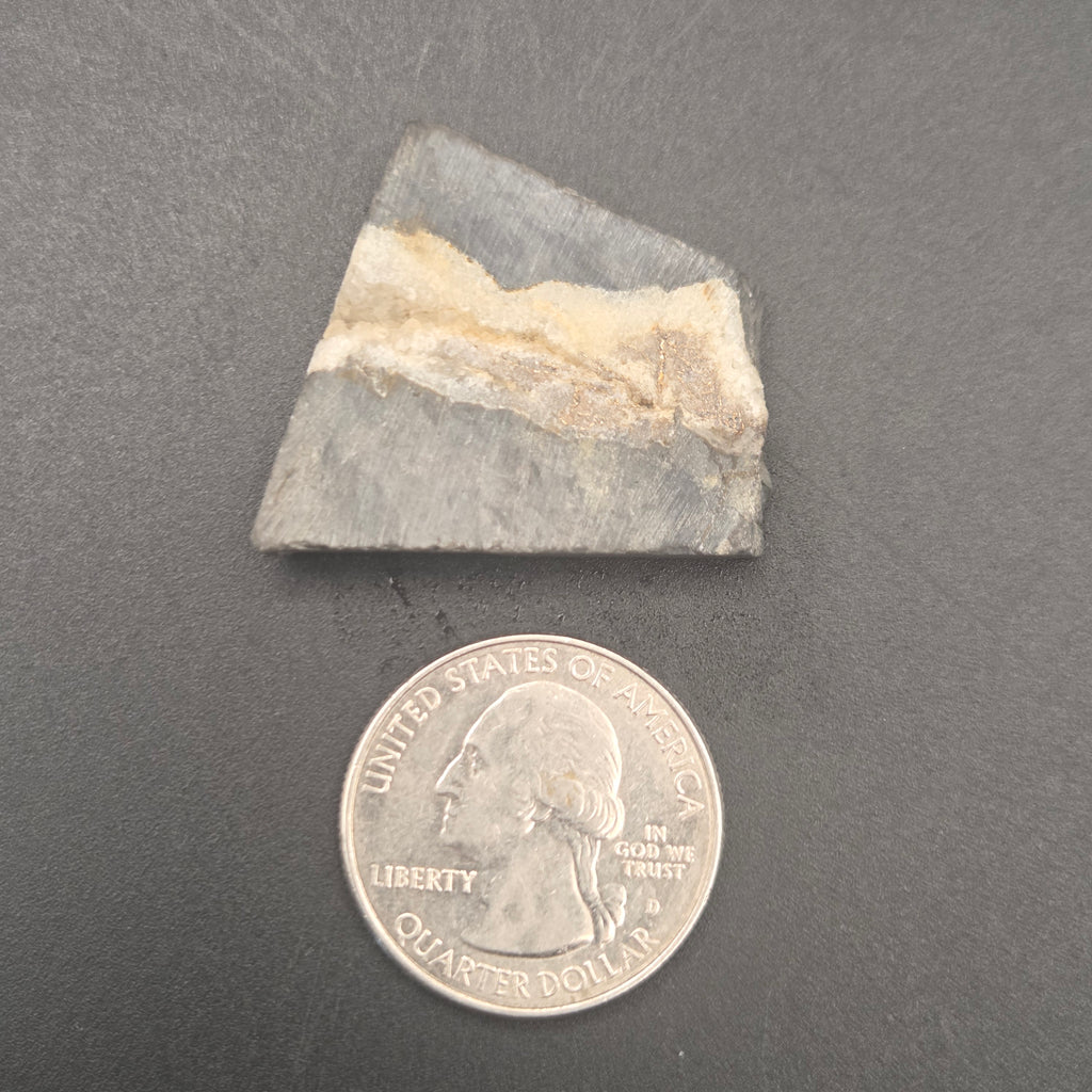Native Gold in Quartz, McLaughlin Mine, California, additional view