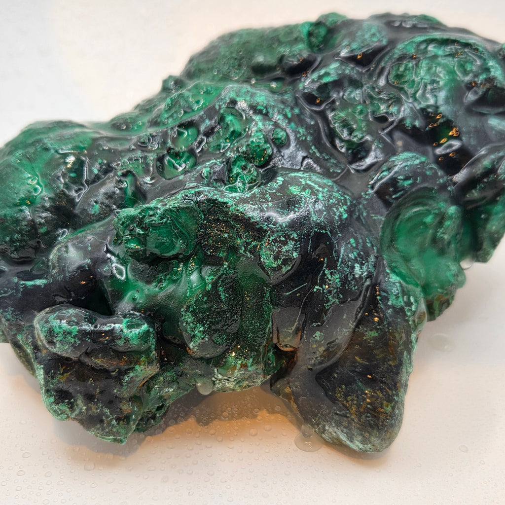 Alternate view of Congolese Malachite Lapidary Rough