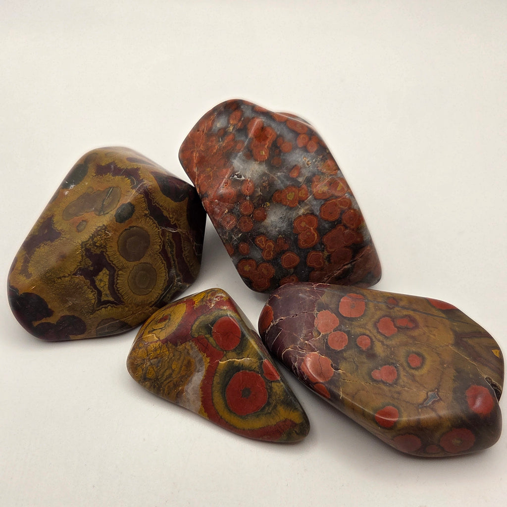 Morgan Hill Poppy Jasper Lapidary Rough Tumbles (Sold by the Gram) — lapidary rough