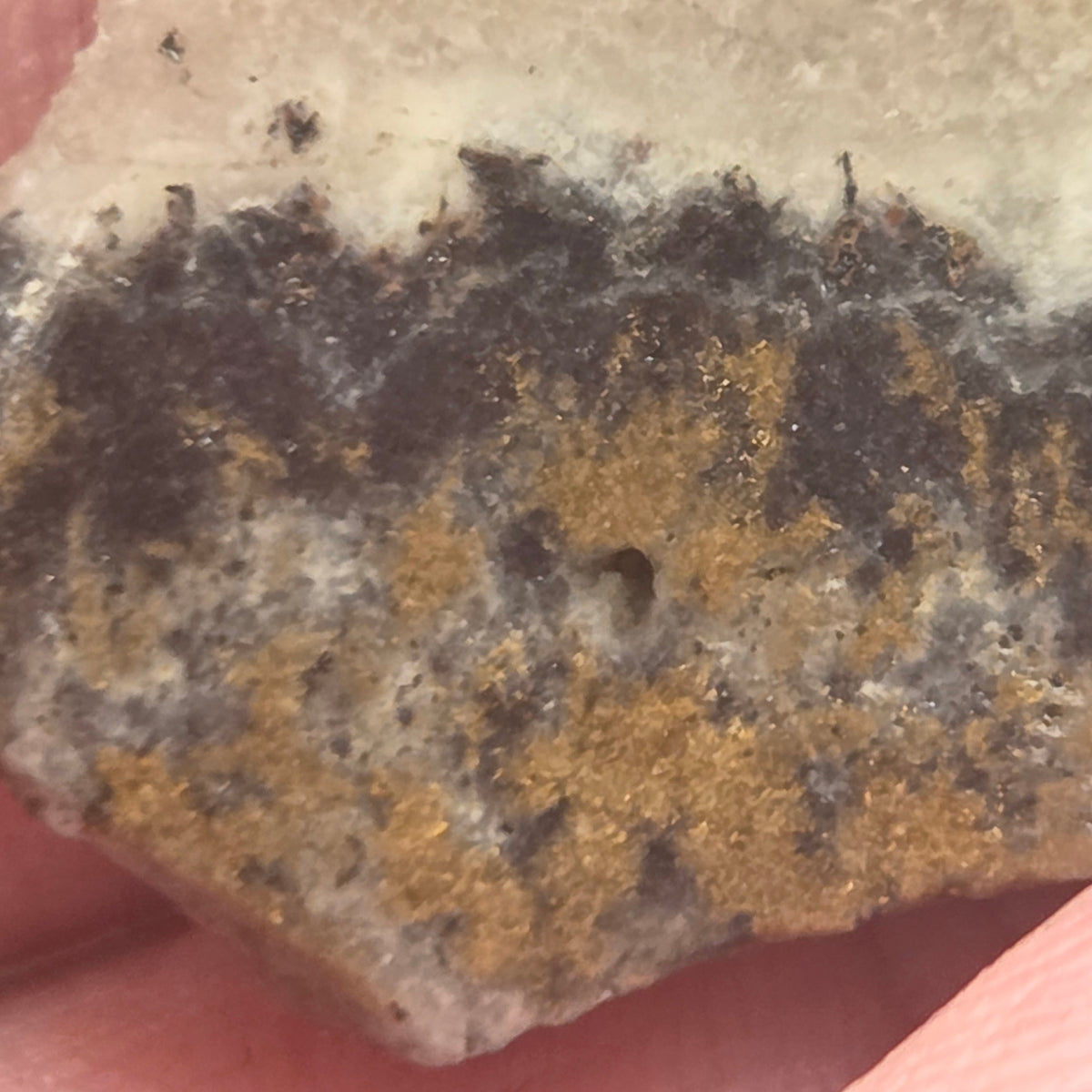 Alternate view of Native Gold in Quartz, McLaughlin Mine, California