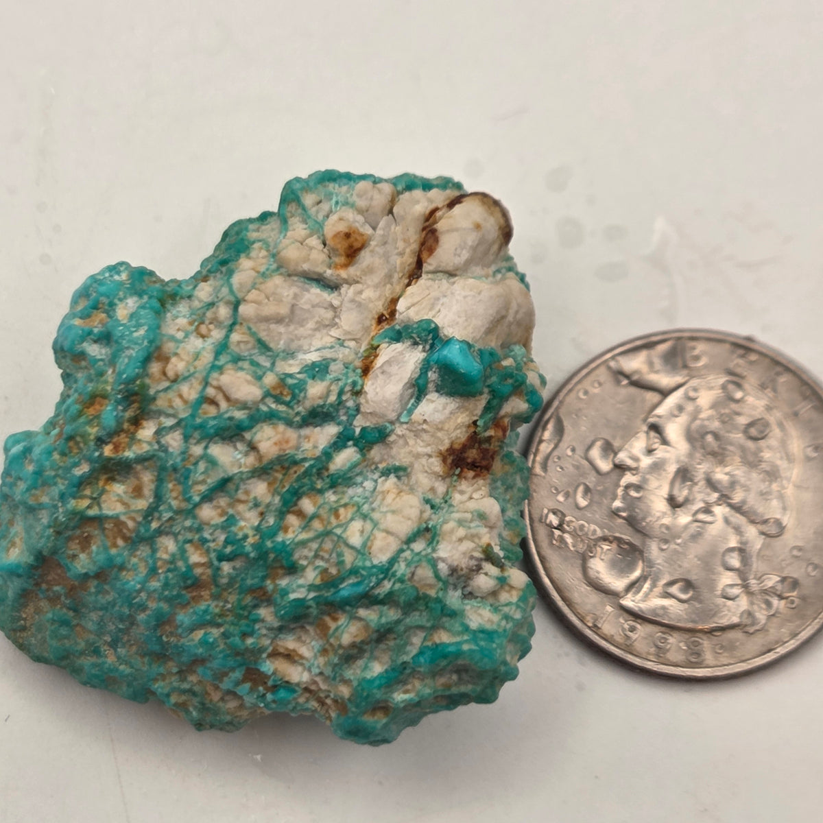 Close-up of Natural Fox Turquoise parcel