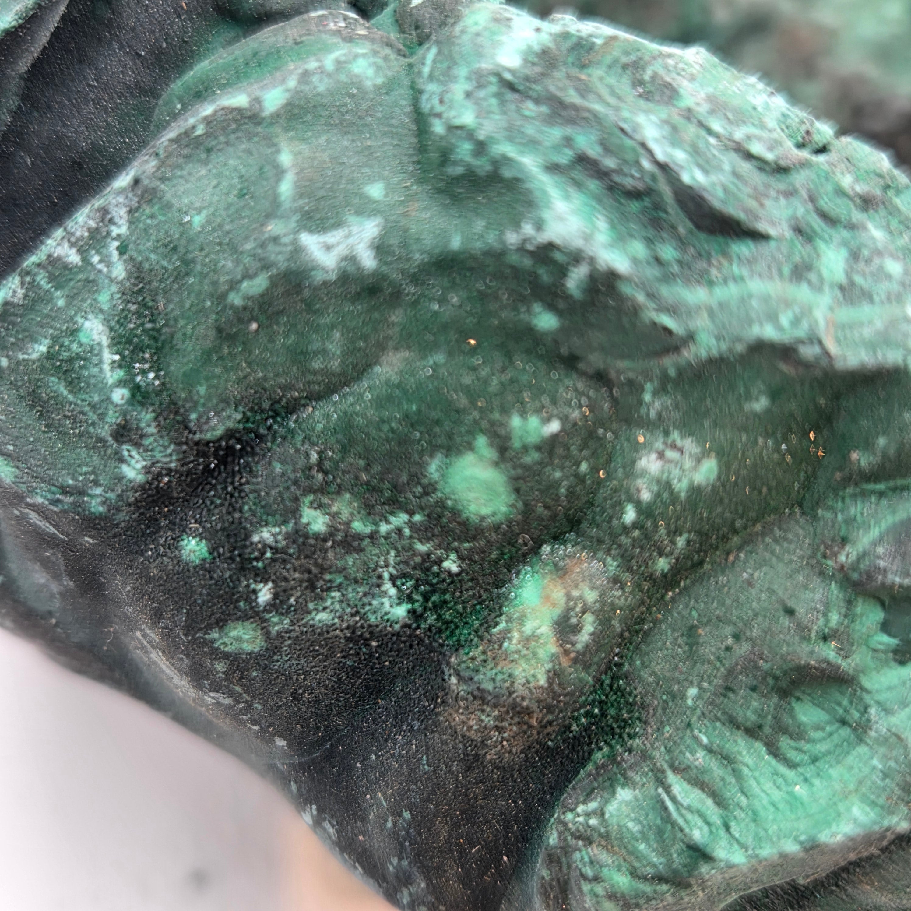Congolese Malachite Lapidary Rough {Sold by the Pound)