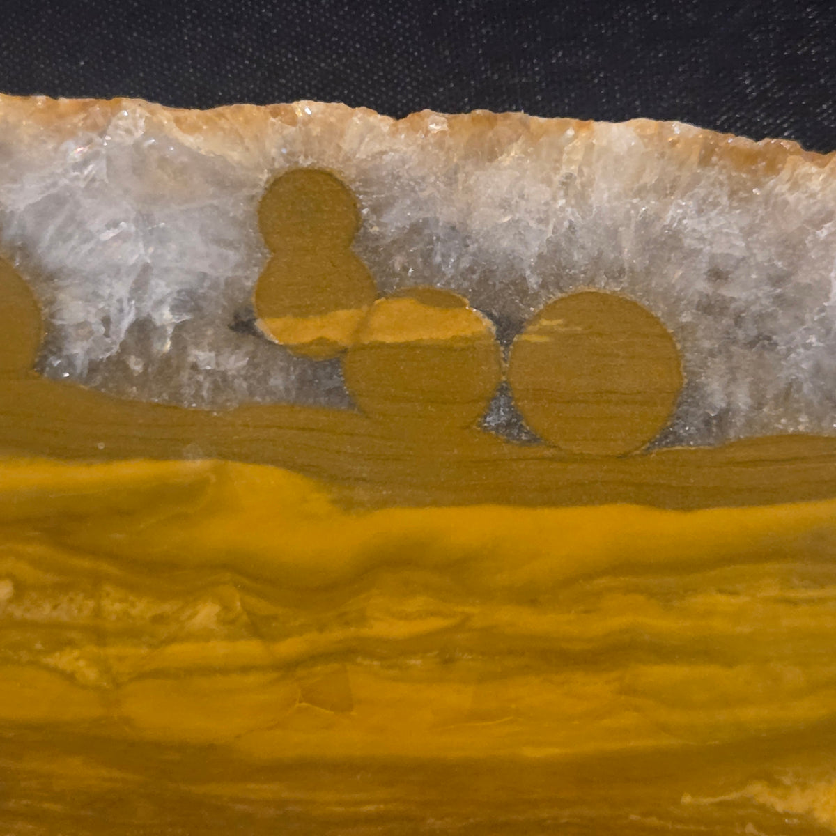 Polished Ocean Jasper slab, approx 9 by 8.5 inches, for display or cabbing