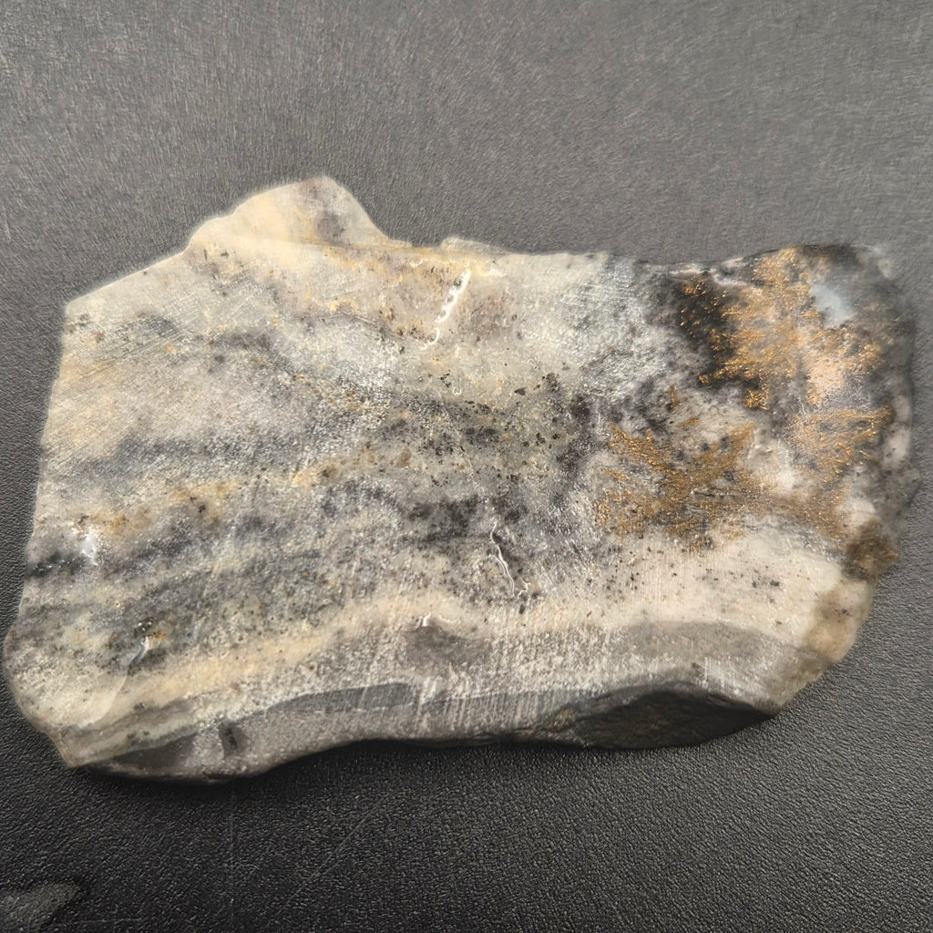 Close-up of Native Gold in Quartz, McLaughlin Mine, California