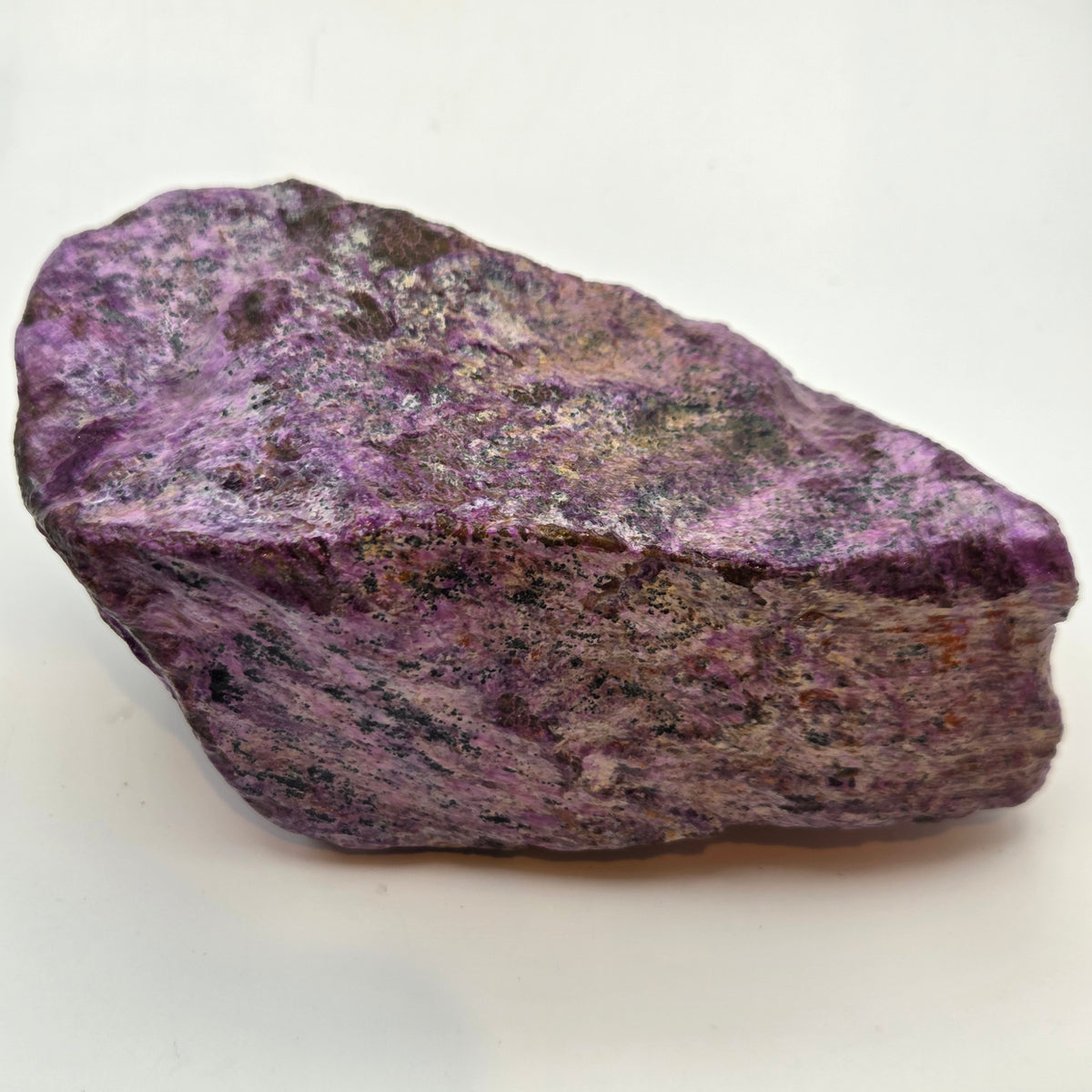 Close-up of Stichtite Lapidary Rough