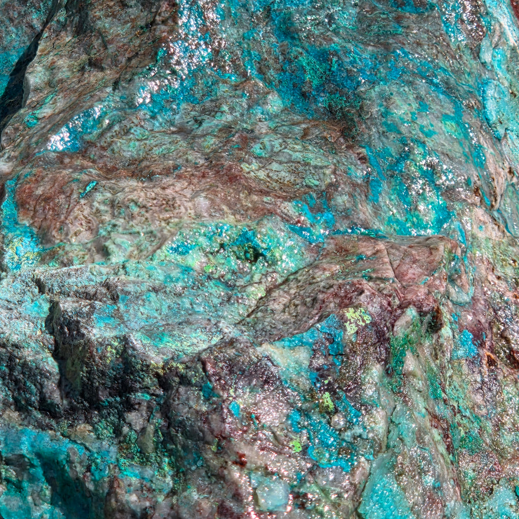 Alternate view of Sonoran Chrysocolla lapidary rough