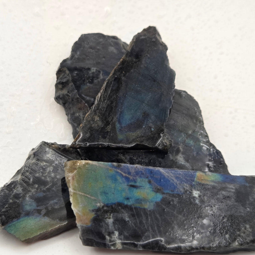 Spectrolite Slabs (Sold by the Gram) — polished slab