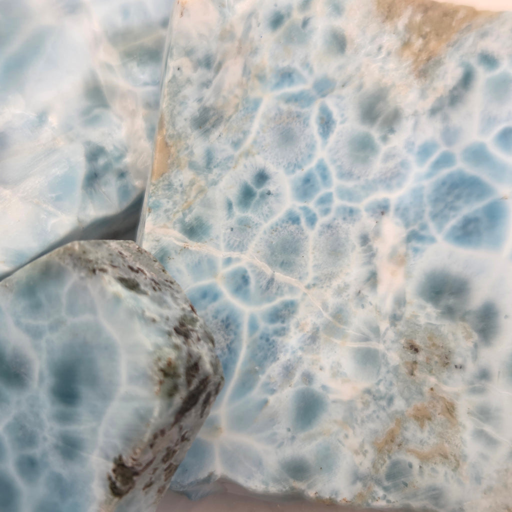 Alternate view of Larimar Lapidary Rough