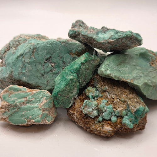 Broken Arrow Variscite (Sold by the Gram) — lapidary rough