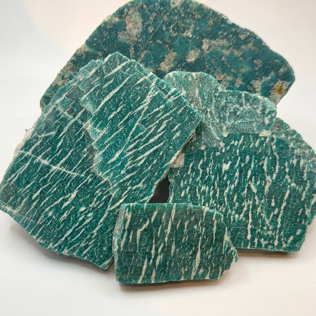 Russian Amazonite (Sold by the Gram) — lapidary rough